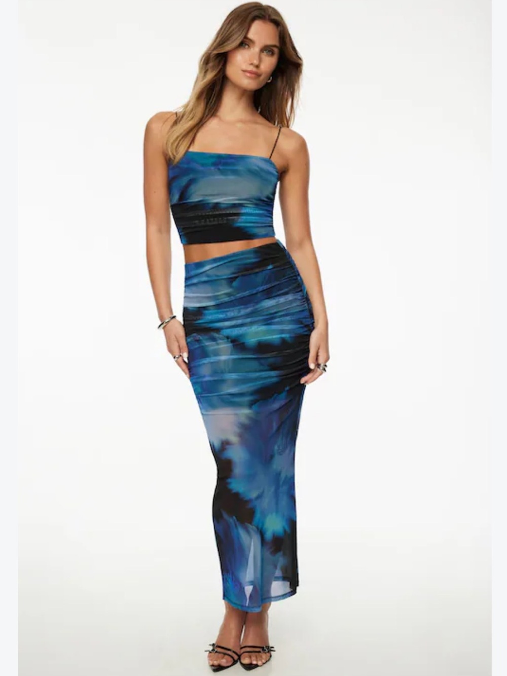 Dynamite mesh skirt and top set small / xs